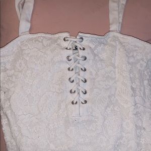 White Lace Body Suit